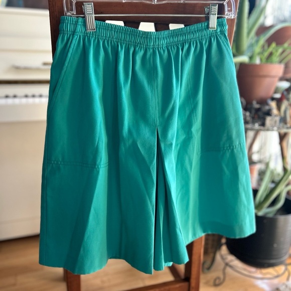 90s TanJay Teal High Rise Shorts Relaxed Fit 10P - Picture 10 of 15